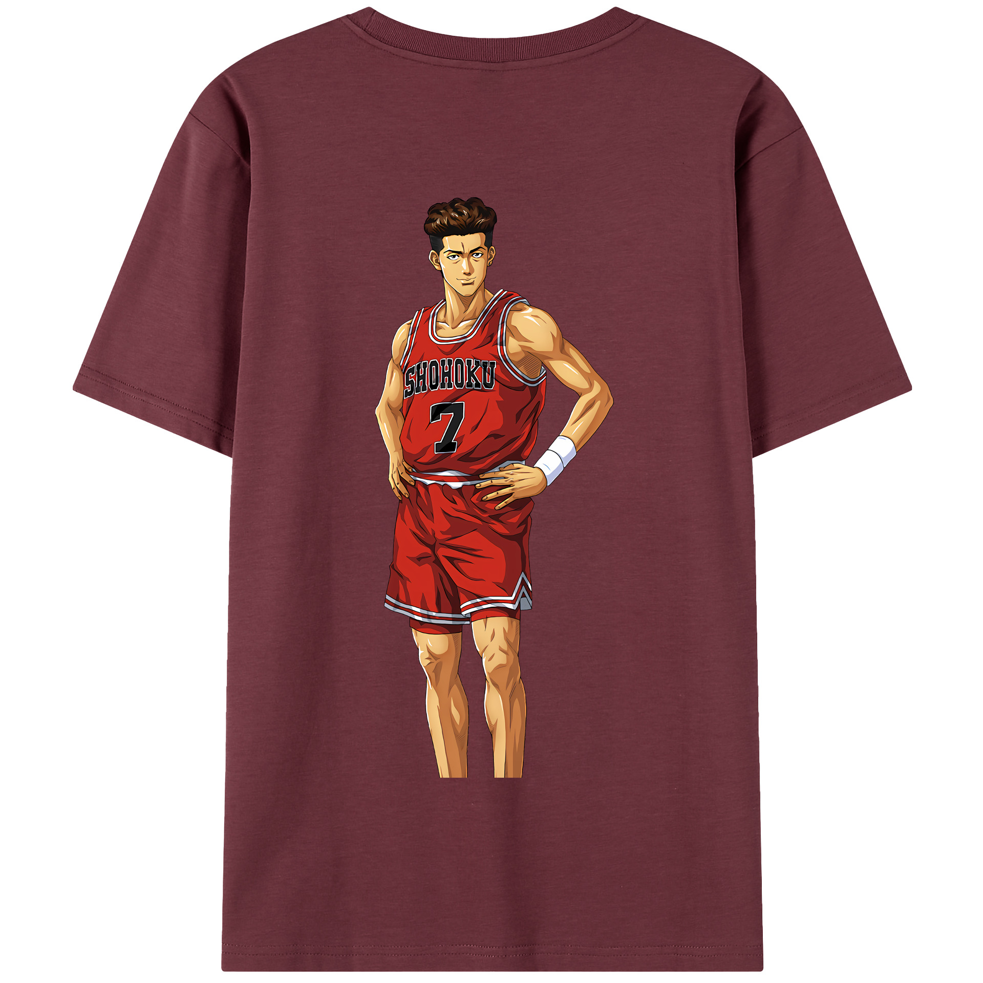 SLAM DUNK／スラムダンク 綿100％半袖Tシャツ（背面プリント）